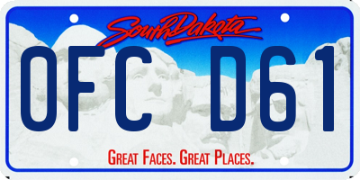 SD license plate 0FCD61