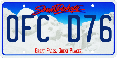 SD license plate 0FCD76