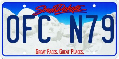 SD license plate 0FCN79