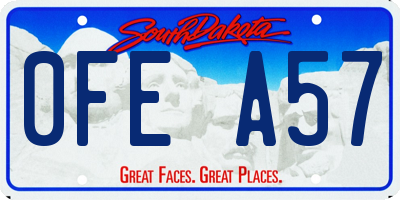 SD license plate 0FEA57