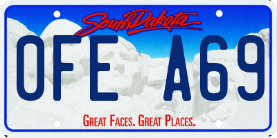 SD license plate 0FEA69
