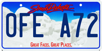 SD license plate 0FEA72