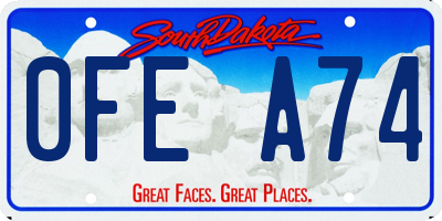 SD license plate 0FEA74