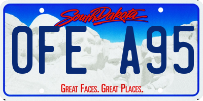 SD license plate 0FEA95