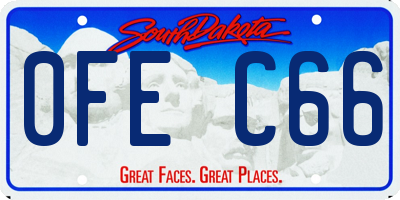 SD license plate 0FEC66