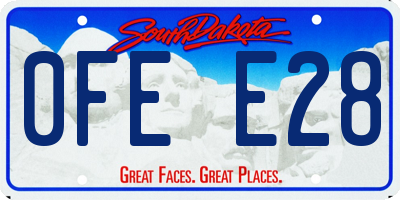SD license plate 0FEE28