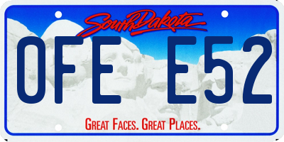 SD license plate 0FEE52