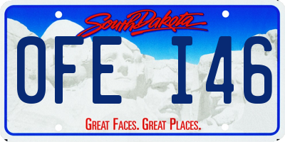 SD license plate 0FEI46