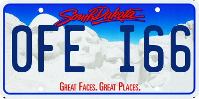 SD license plate 0FEI66