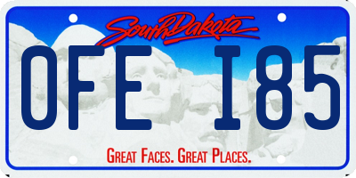SD license plate 0FEI85
