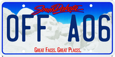 SD license plate 0FFA06