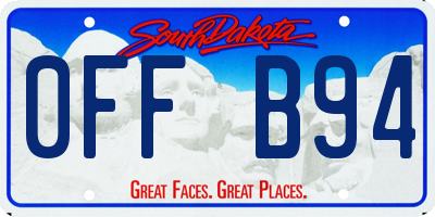 SD license plate 0FFB94