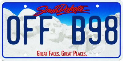 SD license plate 0FFB98