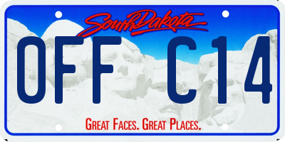 SD license plate 0FFC14