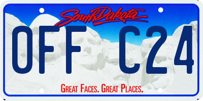 SD license plate 0FFC24