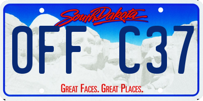 SD license plate 0FFC37
