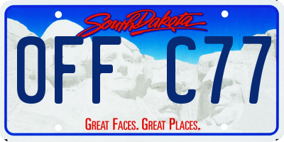SD license plate 0FFC77