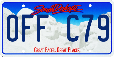 SD license plate 0FFC79