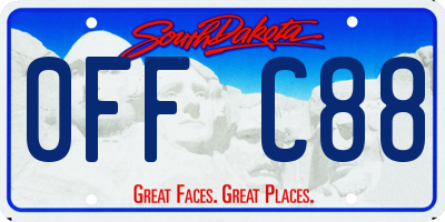 SD license plate 0FFC88