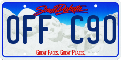 SD license plate 0FFC90