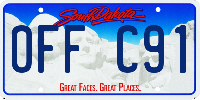 SD license plate 0FFC91
