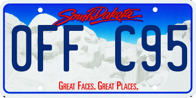 SD license plate 0FFC95