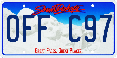SD license plate 0FFC97
