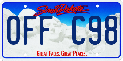 SD license plate 0FFC98