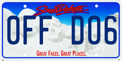 SD license plate 0FFD06