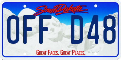 SD license plate 0FFD48