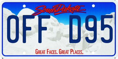 SD license plate 0FFD95