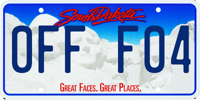 SD license plate 0FFF04