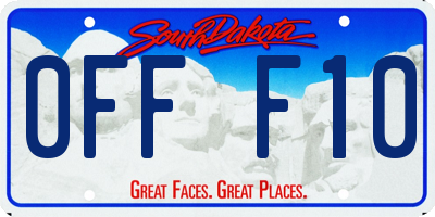 SD license plate 0FFF10