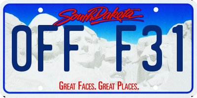 SD license plate 0FFF31