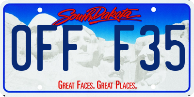 SD license plate 0FFF35