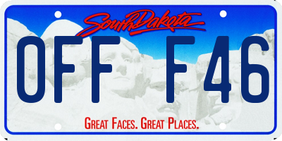SD license plate 0FFF46