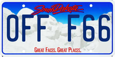 SD license plate 0FFF66