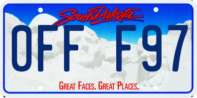 SD license plate 0FFF97