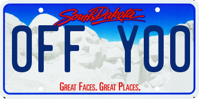SD license plate 0FFY00