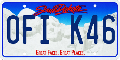 SD license plate 0FIK46
