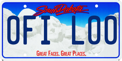 SD license plate 0FIL00