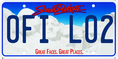 SD license plate 0FIL02