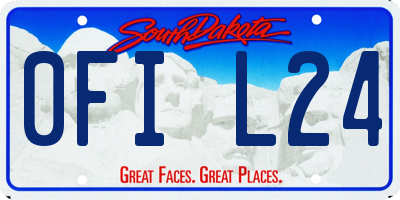 SD license plate 0FIL24