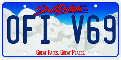 SD license plate 0FIV69