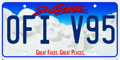 SD license plate 0FIV95