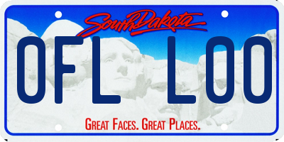 SD license plate 0FLL00