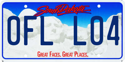 SD license plate 0FLL04