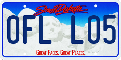 SD license plate 0FLL05