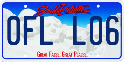 SD license plate 0FLL06