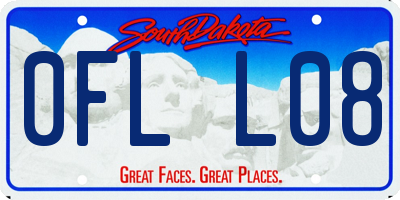 SD license plate 0FLL08